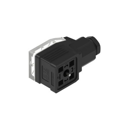 Hirschmann GDME, Female DIN 43650 Solenoid Connector, 230 V ac/dc Voltage