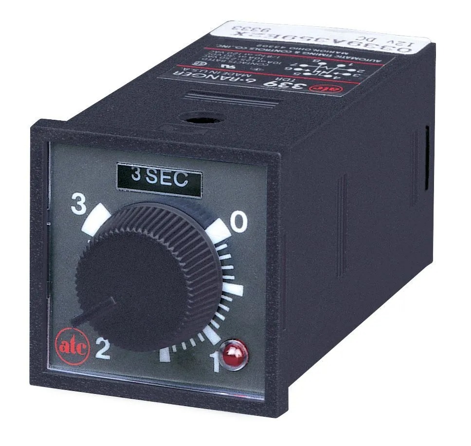 ATC 339B Series Surface Mount Time Delay Relay, 240V ac, 2-Contact, 0.3 s → 10 h, DPDT