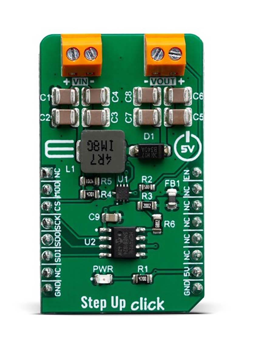 MikroElektronika Boost Regulator Boost Regulator for MCP1665