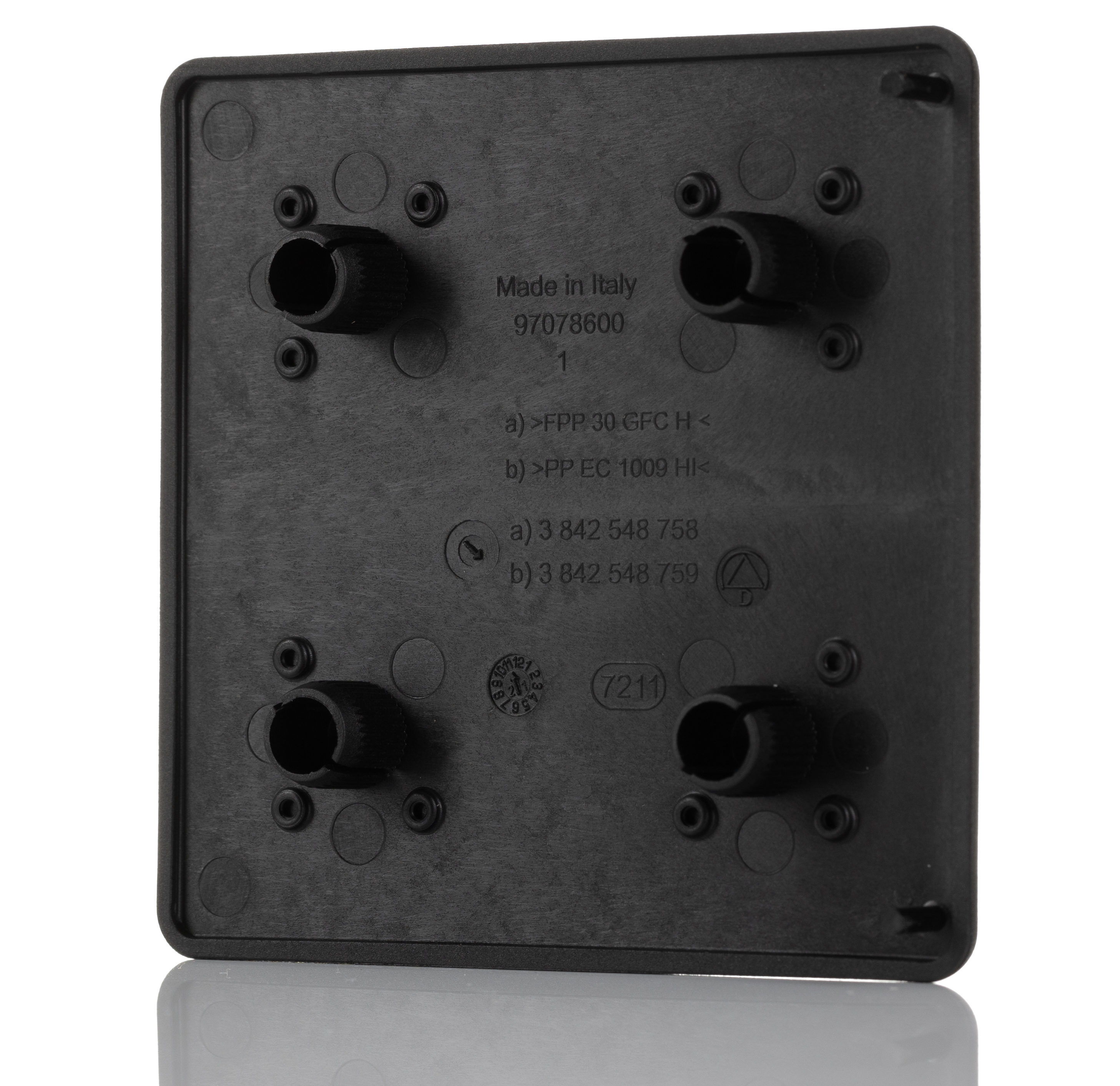 Bosch Rexroth Black Polypropylene End Cap, 90 mm Strut Profile, 10mm Groove