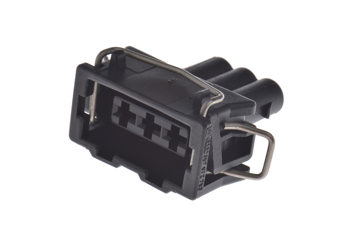 Delphi, 2.8 Automotive Connector Socket Black Cable Mount 3 Way, Crimp Termination 15327870