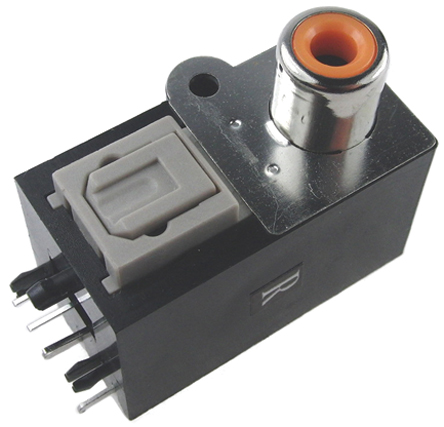 RS PRO, Jack Fibre Optic Connector, Toslink