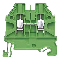 Wieland 58.503.0055.7 WT 2.5 Series Green, 2.5mm², Single-Level, Screw Termination, ATEX