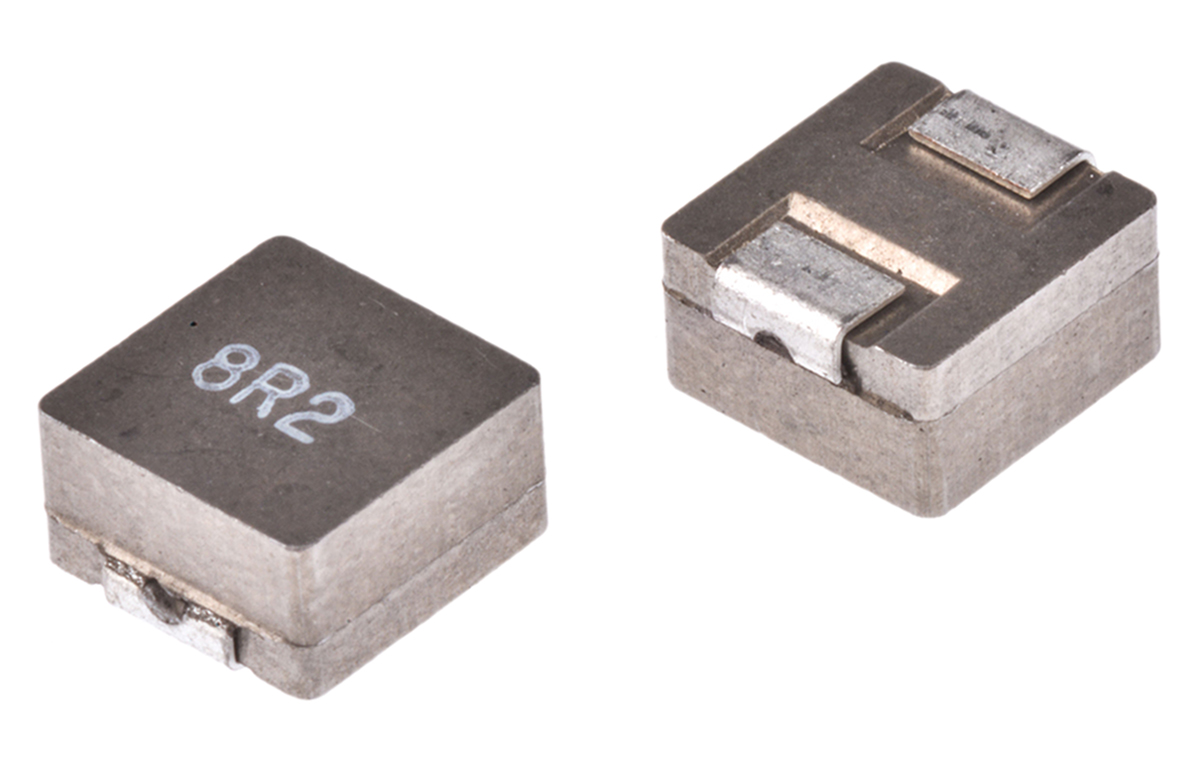 Bourns, SRP6540, 6540 Yes Wirewound Surface Mount Inductor with a Powdered Iron Core, 8.2 μH Wirewound ±20 % 4.5 A Idc