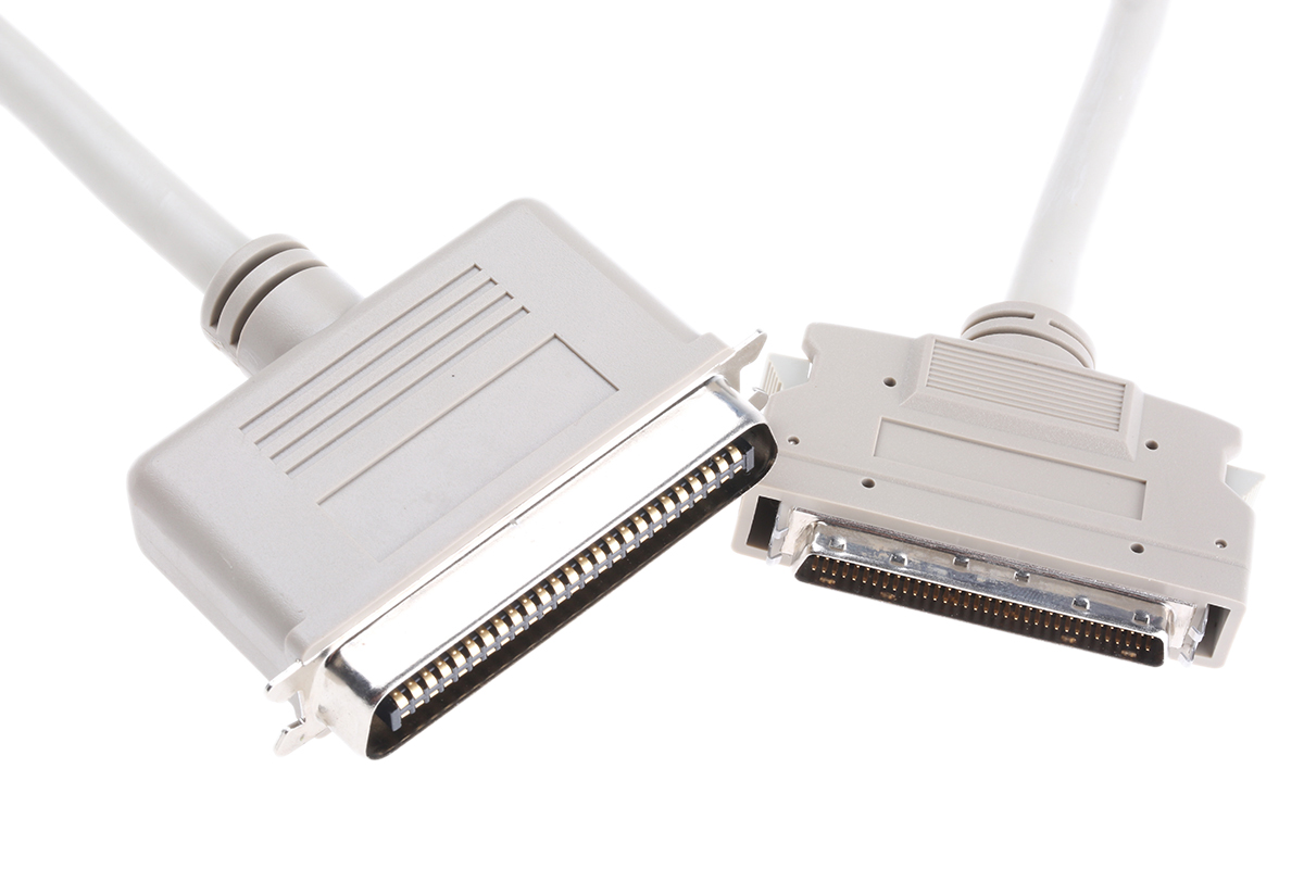 RS PRO Male SCSI-3 to Male SCSI-1  Cable 3m