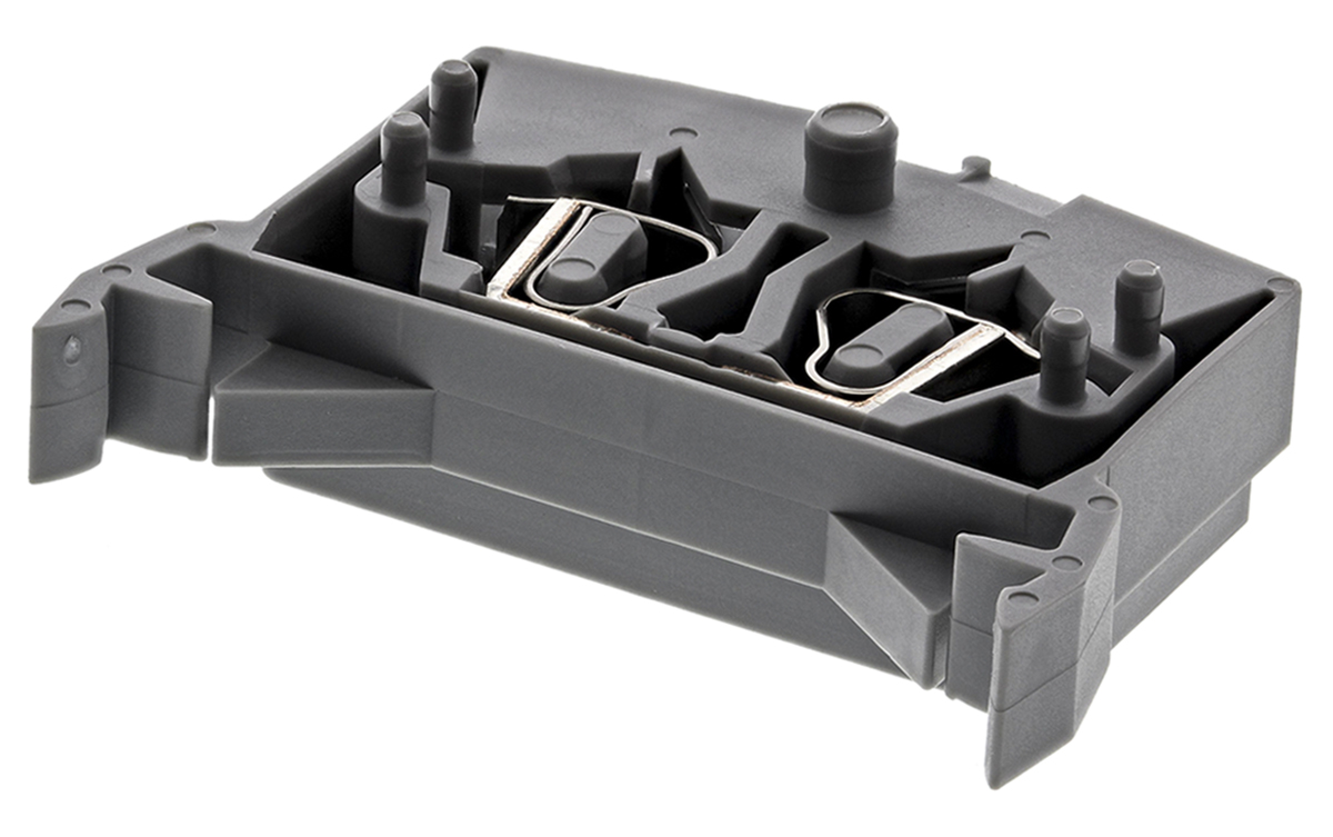 WAGO 264-711 264 Series Grey, 2.5mm², Single-Level, Cage Clamp Termination