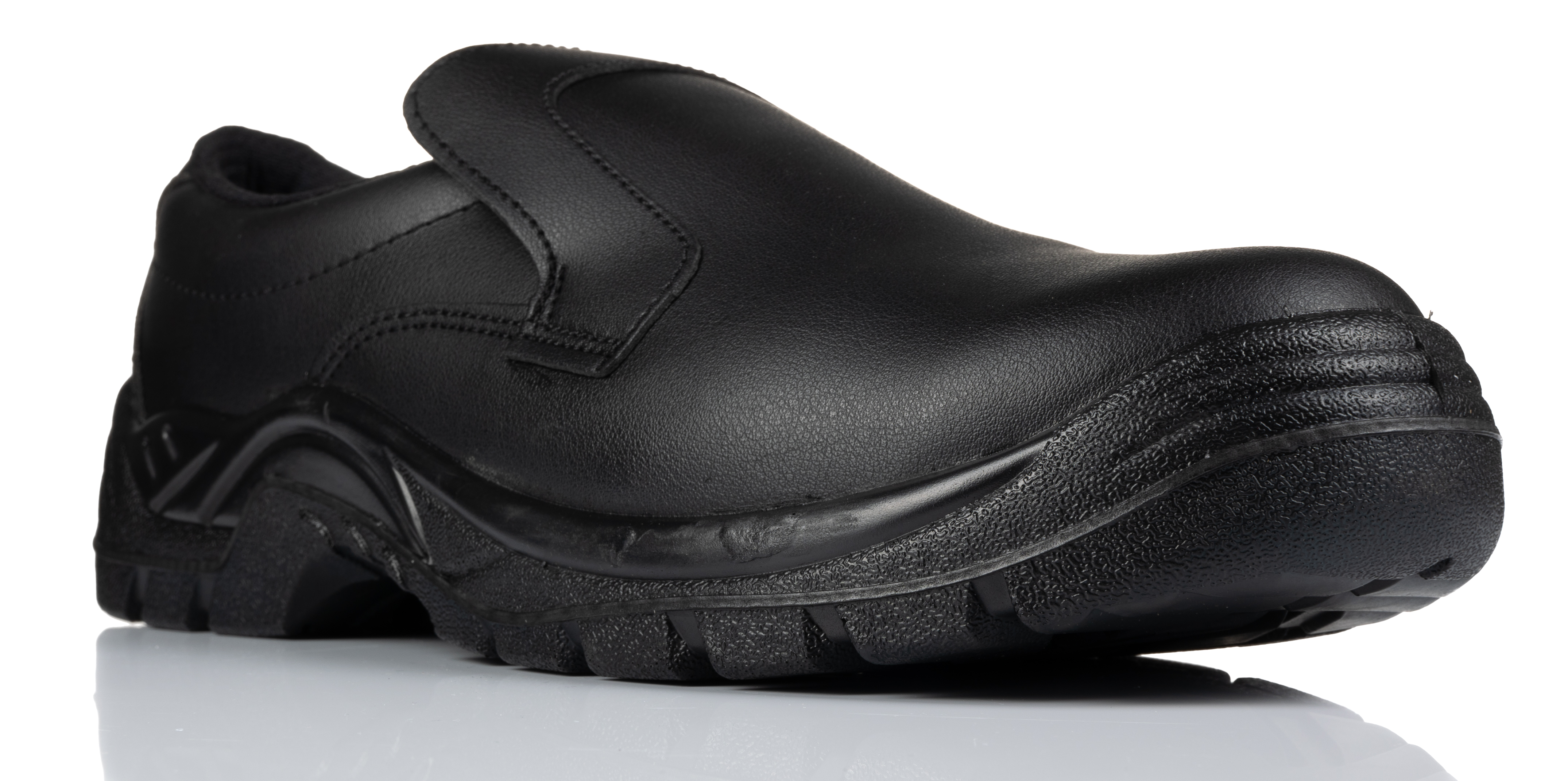 RS PRO Unisex Black Toe Capped Safety Shoes, UK 3, EU 36