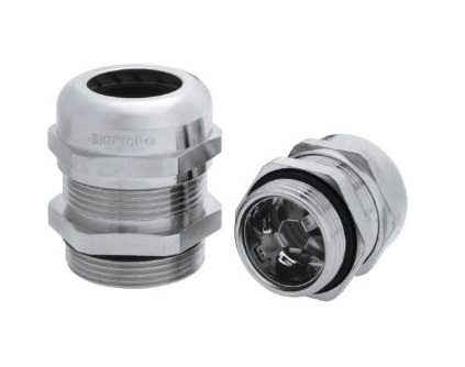 Lapp SKINTOP Series Metallic Nickel Plated Brass Cable Gland, PG11 Thread, 4mm min., 10mm max., IP68