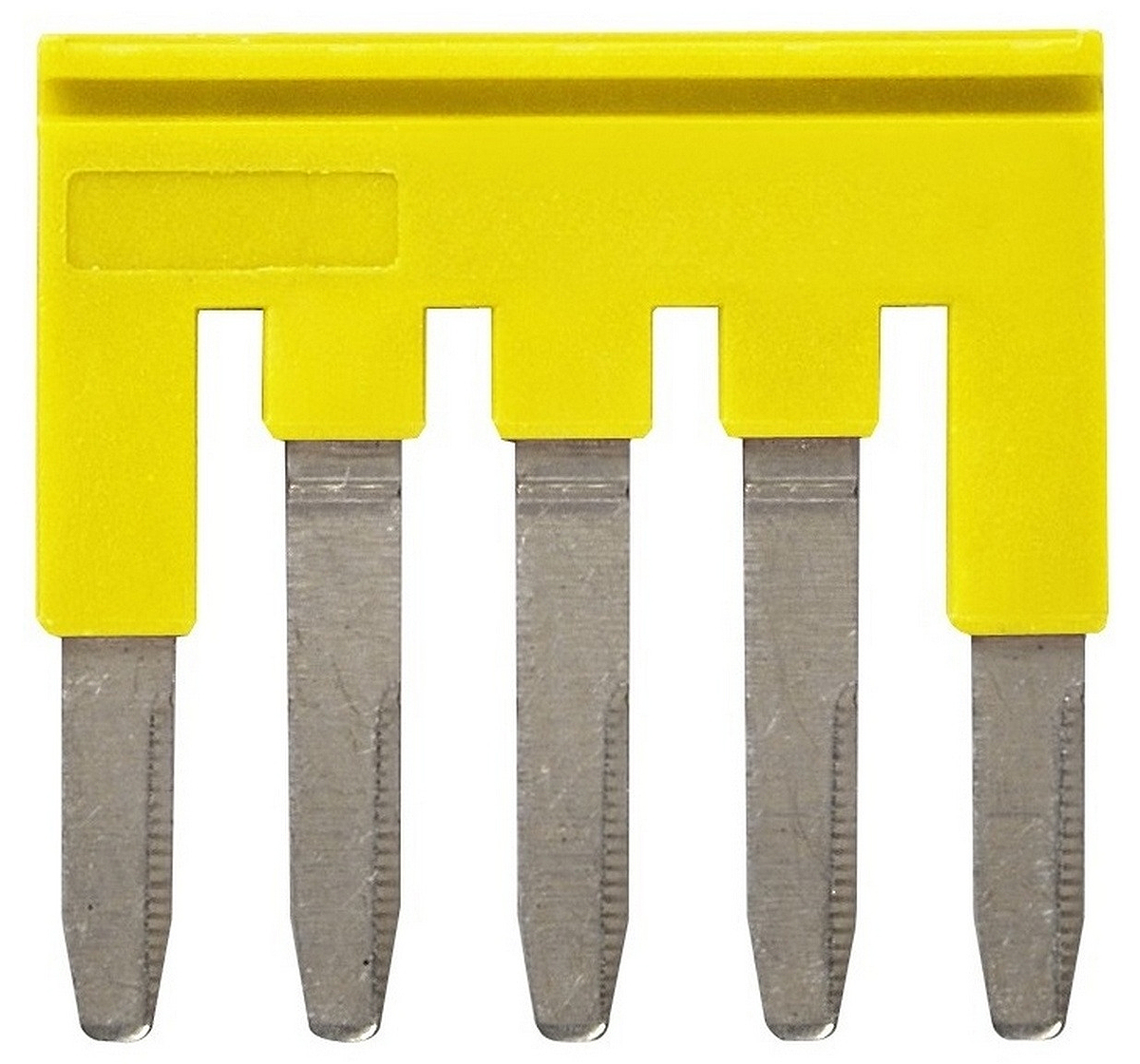 XW5S Short Bar for use with XW5G-P2.5-5 Grounding Terminal Block, XW5T-P2.5-5 Feed Through Terminal Block