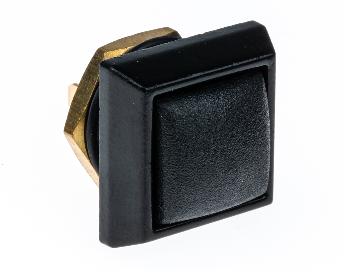 ITW Switches 59 Series Miniature Push Button Switch, Momentary, Panel Mount, 13.65mm Cutout, SPST, Clear LED, 125V ac,