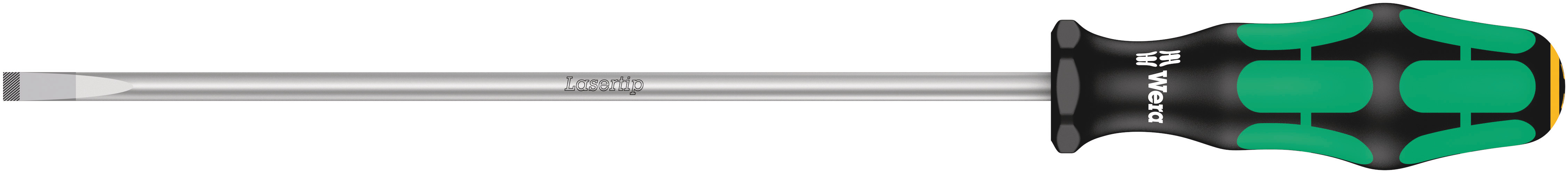 Wera Slotted  Screwdriver, 5.5 mm Tip, 200 mm Blade, 298 mm Overall