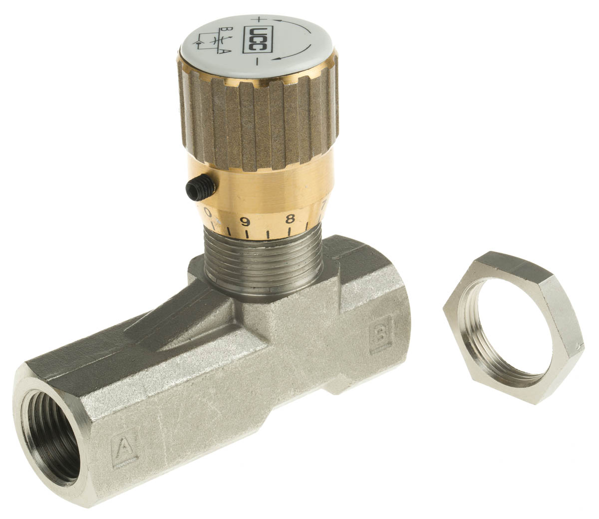 Parker Inline Mounting Hydraulic Flow Control Valve, G 1/2, 210bar, SCV1702, 8L/min