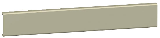 Schneider Electric AK2 Cover Joint - Open Slot, W25 mm x, L2m, 1.5 mm Min. Bend Radius