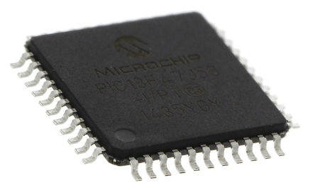 Microchip, 8 bit PIC, PIC18F47J53 Microcontroller, 48 MHz, 128kB FLASH, 44-Pin TQFP