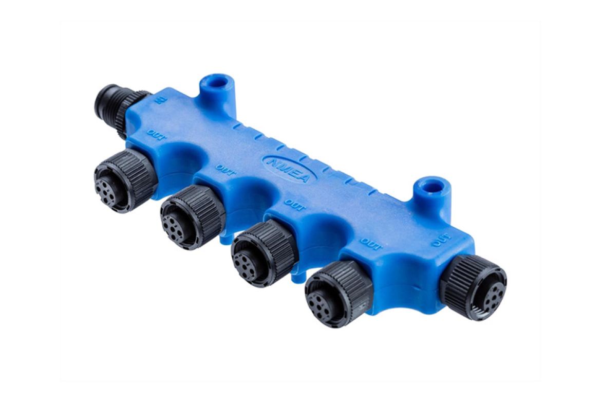 Amphenol Industrial Industrial Circular Connector, 5 Contacts, Threaded, Plug, Socket, Male/Female, IP68, NMEA 2000