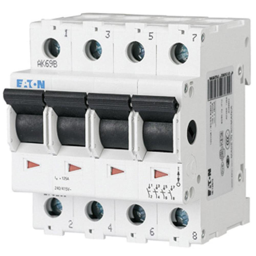 Eaton 4P Pole Isolator Switch - 100A Maximum Current, IP40