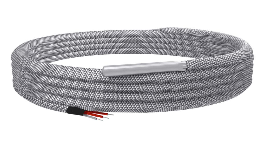 Emko PT1000 Temperature Sensor, 6mm Dia, 50mm Long, Class B +400°C Max