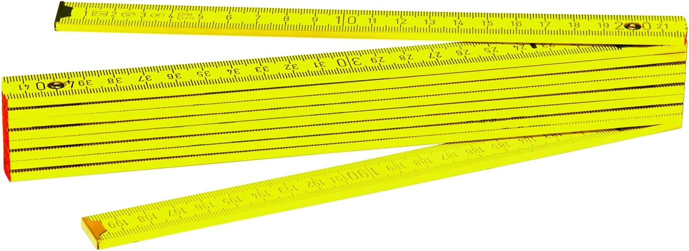 CK 2m Wood Metric Folding Ruler