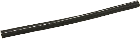 HellermannTyton Braided PET Black with White Cable Sleeve, 8mm Diameter, 100m Length