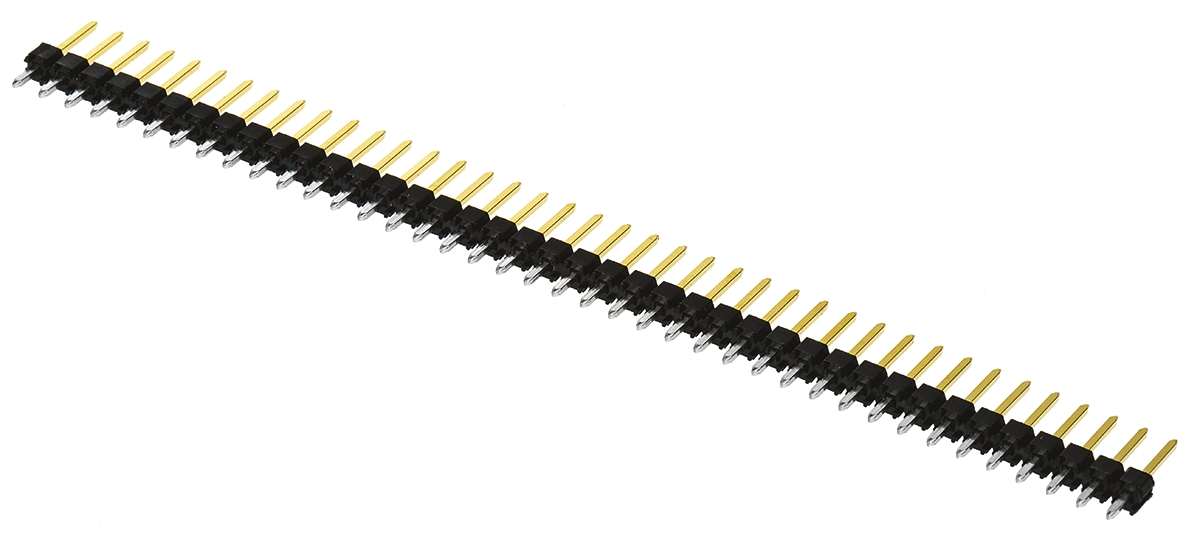 Molex C-Grid III Series Straight Through Hole Pin Header, 40 Contact(s), 2.54 mm Pitch, 1 Row, Unshrouded