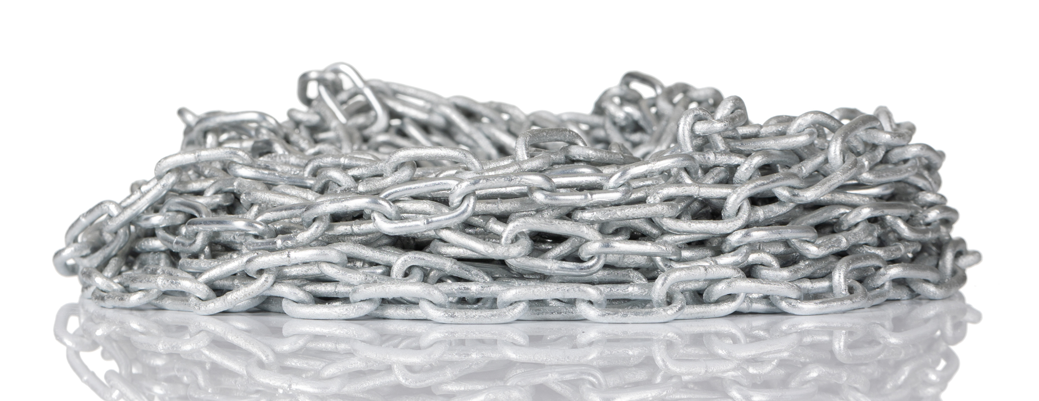 RS PRO Galvanised Steel Chain, 10m Length, 37 kg Lifting Load
