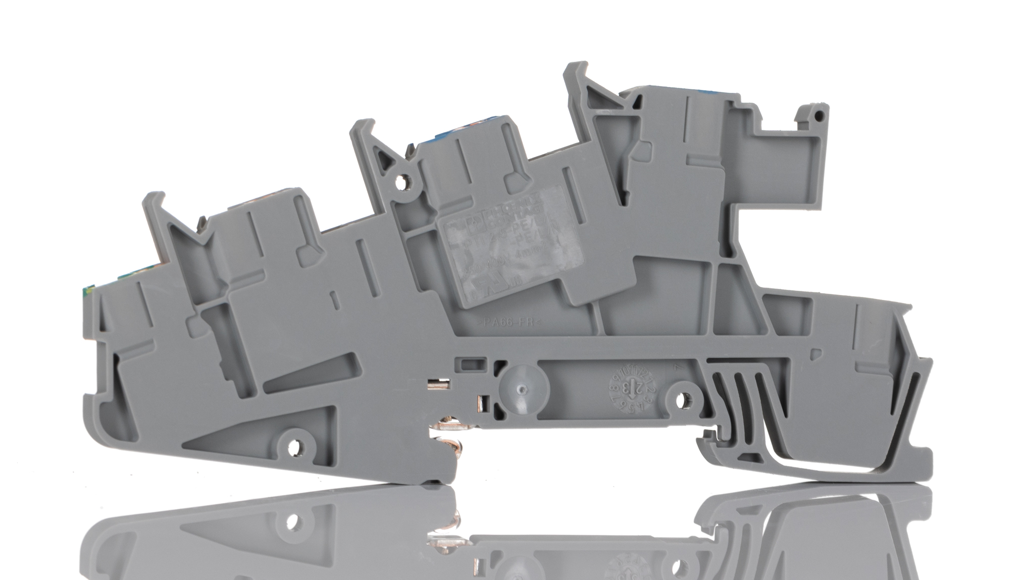 Phoenix Contact 5-Way Earth Terminal Block, 4mm², 12 AWG Wire, Push In