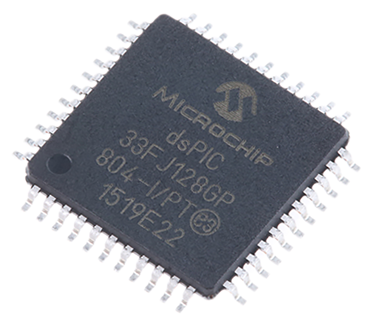 dsPIC33FJ128GP804-I/PT Microchip, 16bit Digital Signal Processor 40MHz 128 kB Flash 44-Pin TQFP