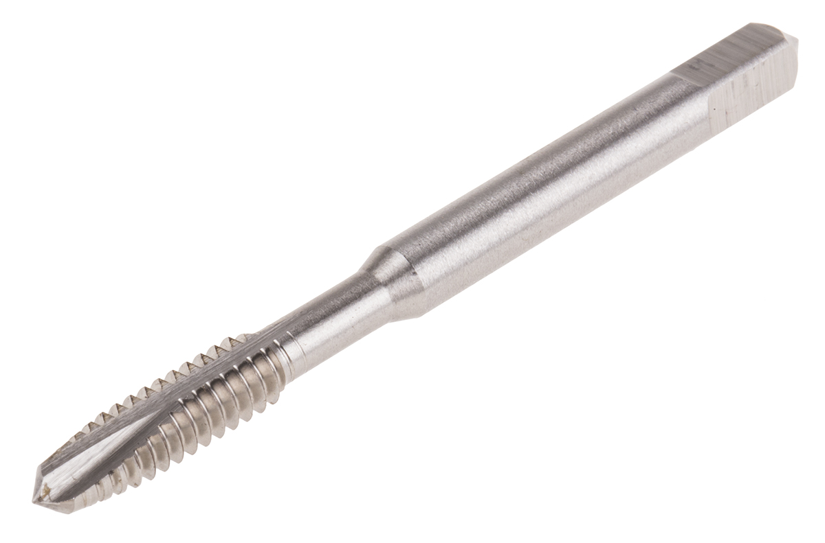 RS PRO Threading Tap HSS 1-Piece UNC Standard Manual or machine tap 10-24 UNC Thread