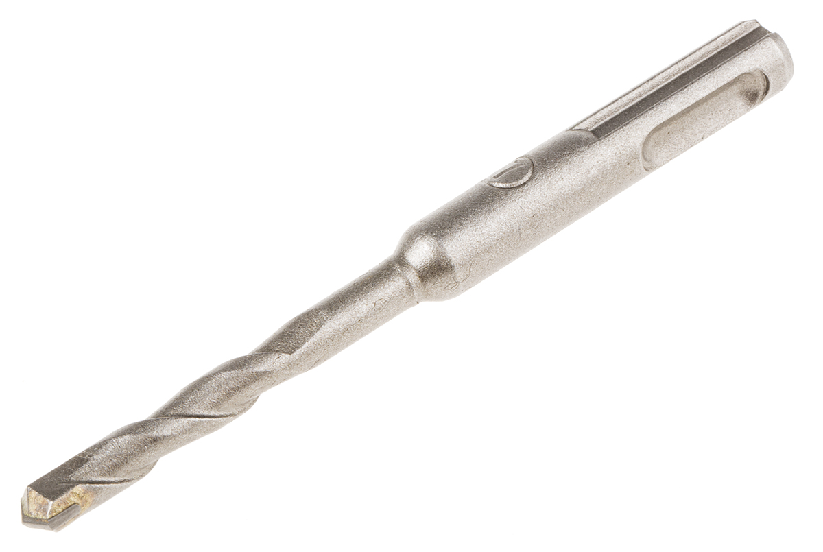 RS PRO Carbide Tipped SDS Plus Drill Bit for Masonry, 7mm Diameter, 110mm Overall