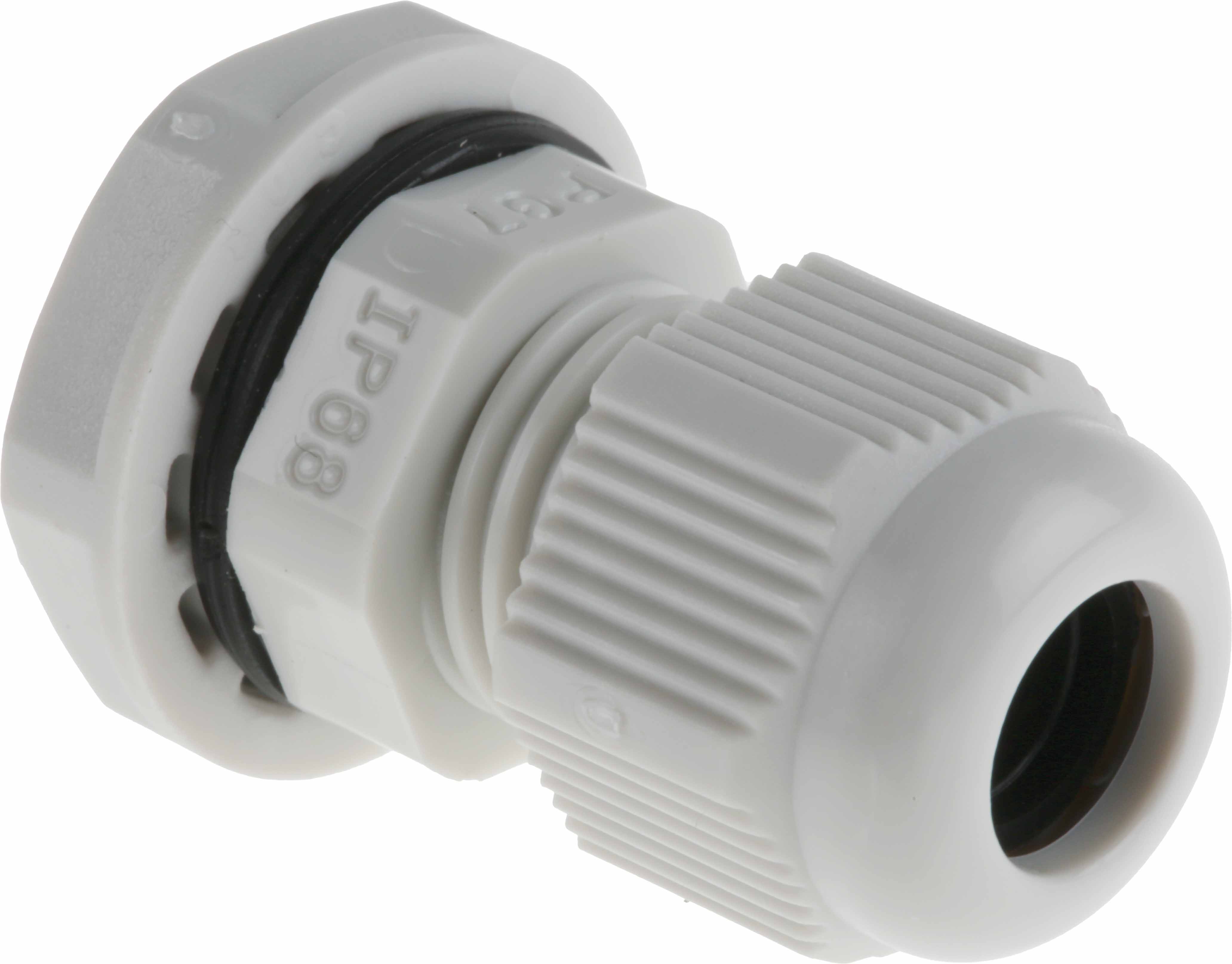 RS PRO Grey Nylon Cable Gland, PG7 Thread, 3.5mm min., 6mm max., IP68