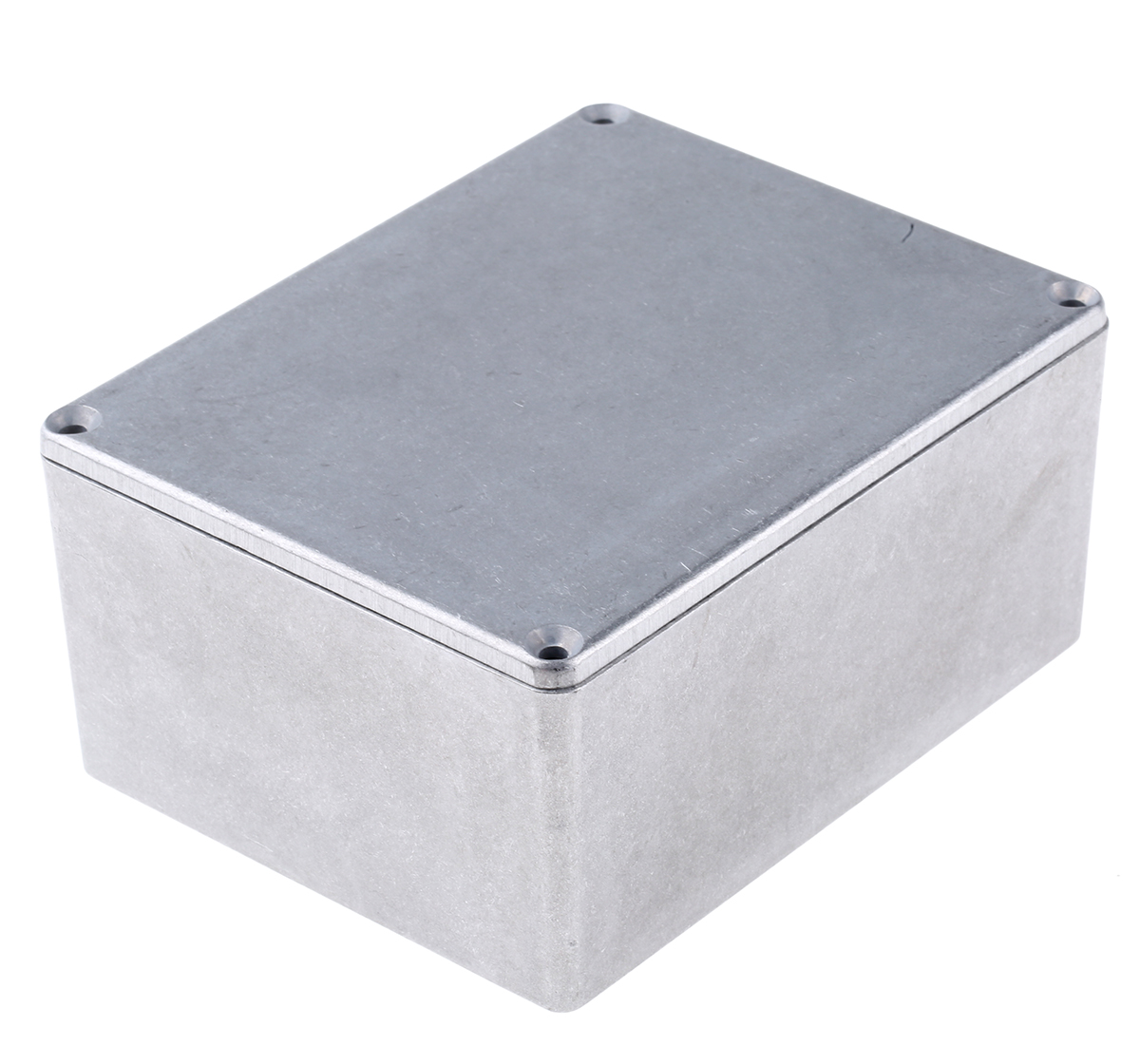 Hammond 1590 Series Natural Die Cast Aluminium Enclosure, IP65, Natural Lid, 119.5 x 94 x 56.5mm