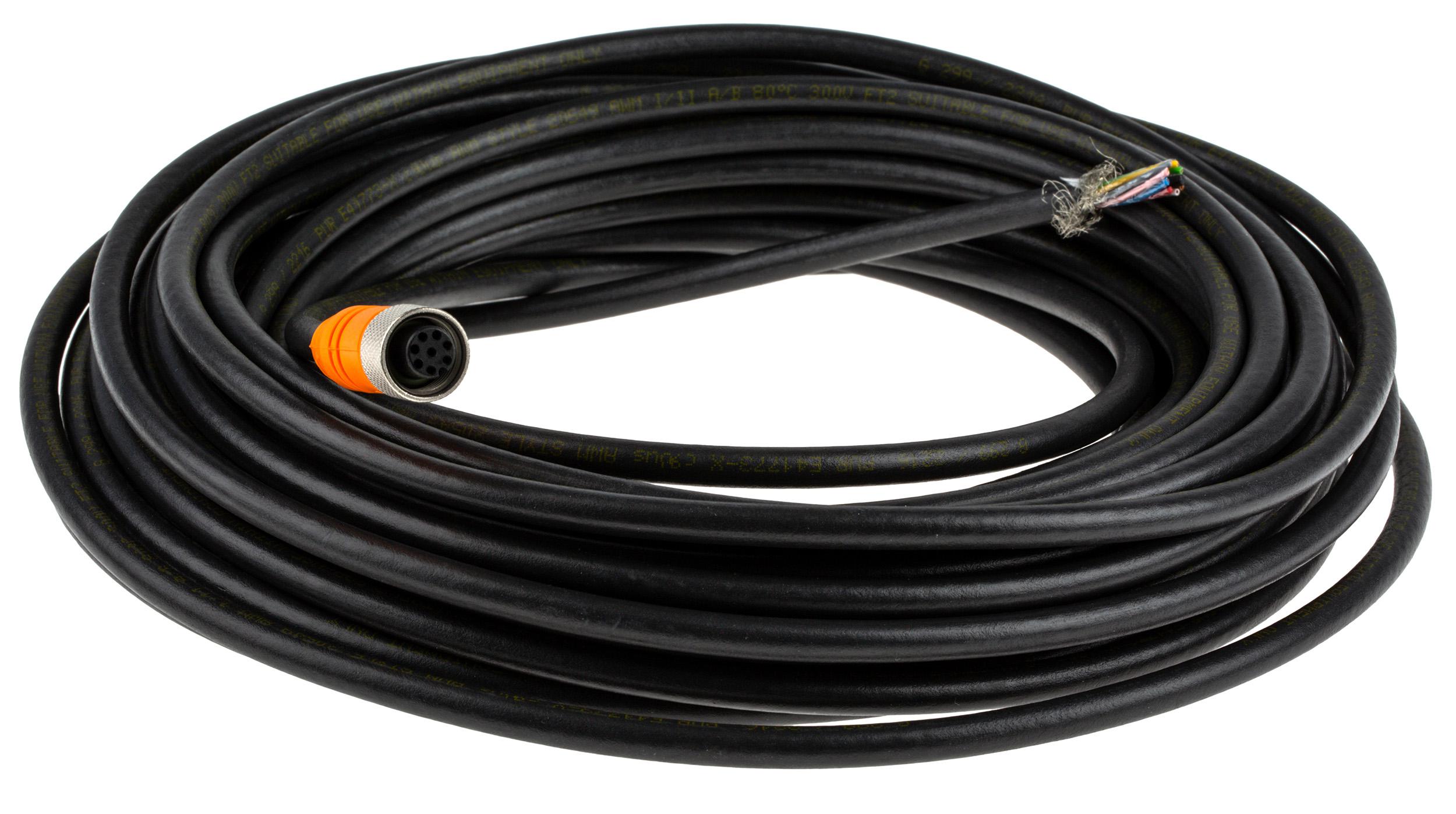 Lumberg Automation Female 8 way M12 to Female Free End Sensor Actuator Cable