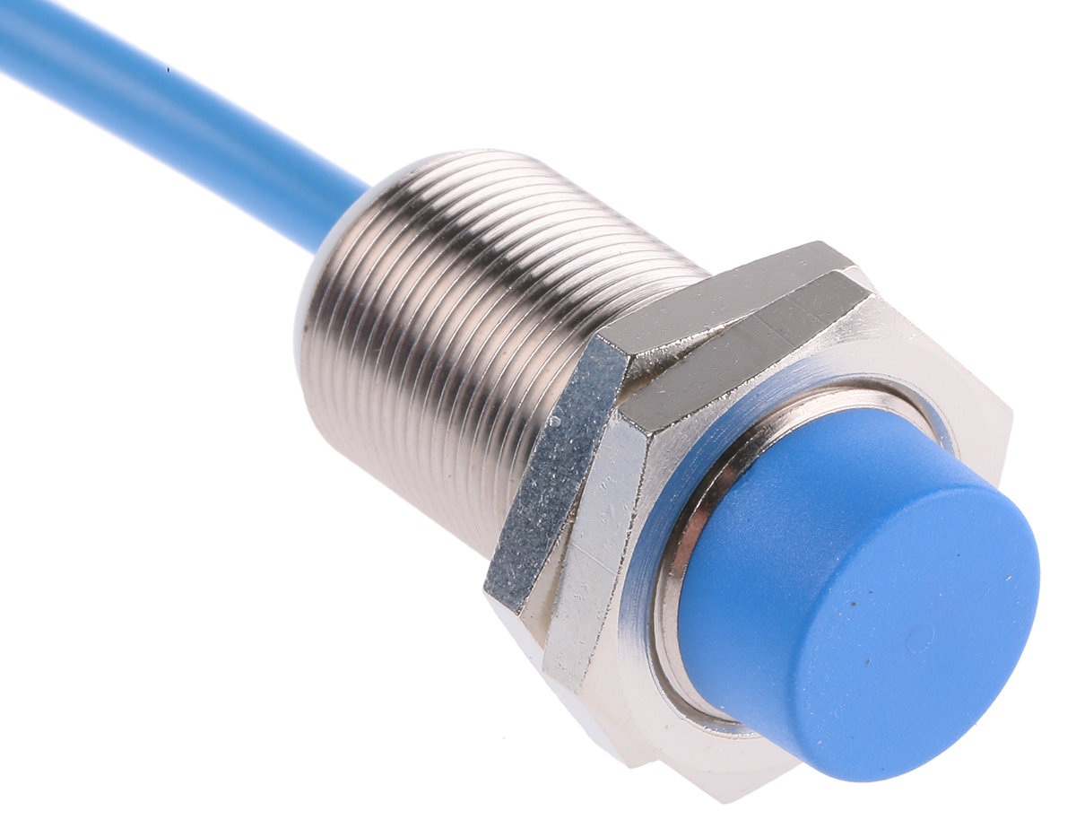 Baumer Inductive Threaded Barrel Proximity Sensor, M18, 8 mm Detection, NAMUR, 5 → 30 V dc