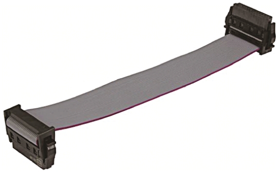 Harting Har-Flex Series Flat Ribbon Cable, 6-Way, 0.635mm Pitch, 500mm Length, Har-Flex IDC to Har-Flex IDC