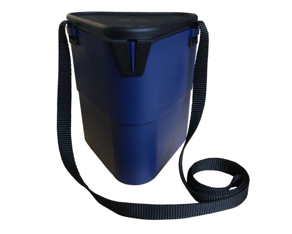 Sundstrom 3.3L Black, Blue Polypropylene Medium Storage Box, 195mm x 170mm