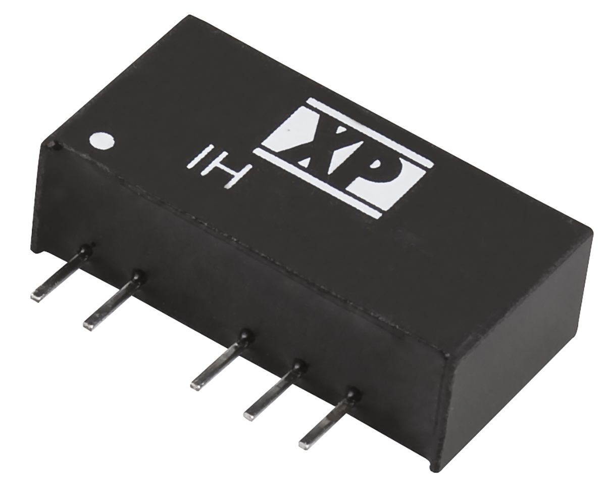 XP Power IH DC-DC Converter, ±15V dc/ ±66mA Output, 4.5 → 5.5 V dc Input, 2W, Through Hole, +85°C Max Temp -40°C