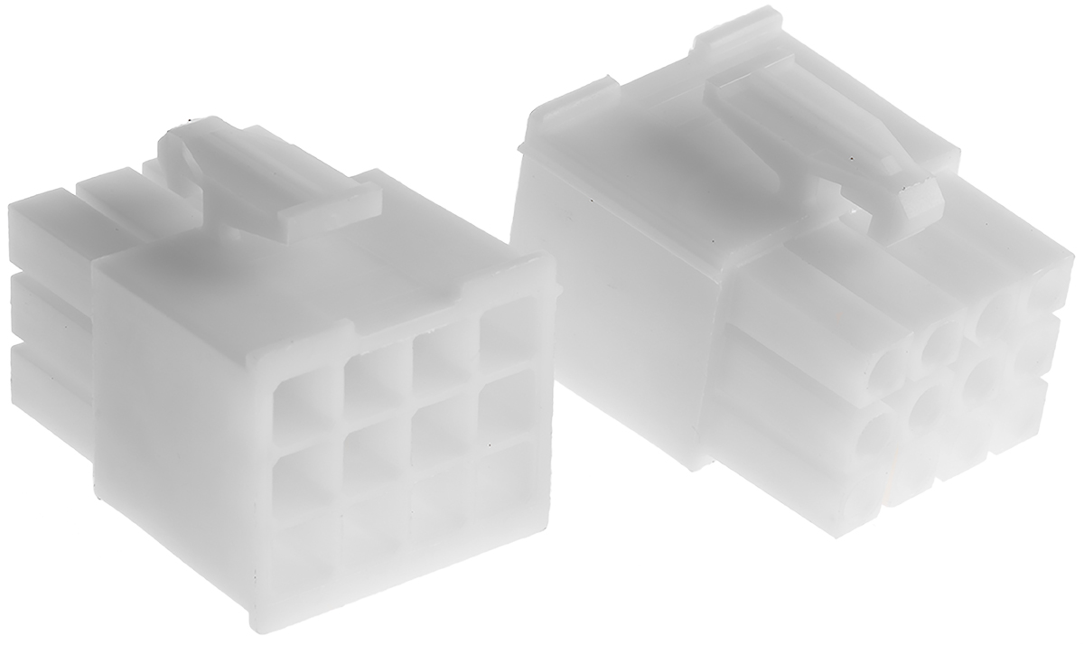 TE Connectivity, Mini-Universal MATE-N-LOK Male Connector Housing, 4.2mm Pitch, 12 Way, 3 Row