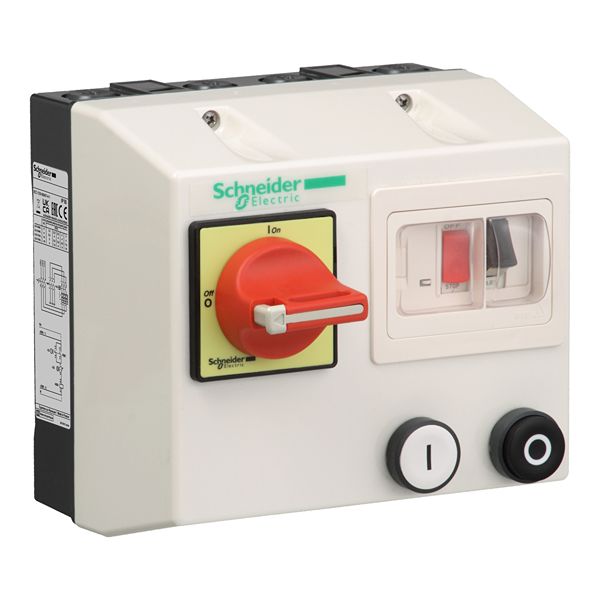 Schneider Electric TeSys Motor Starter, DOL, 0.25 kW, 440 V, 3 Phase, IP55