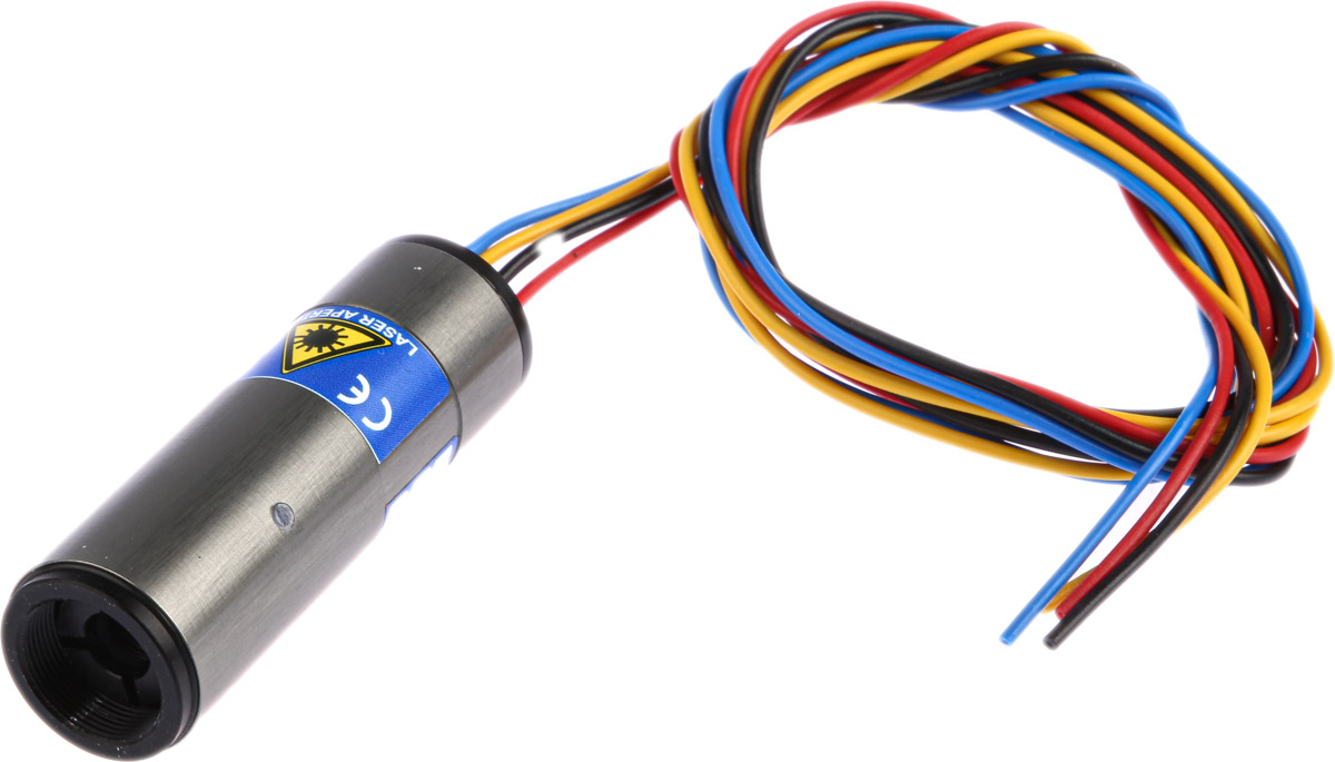 1421-93-000 Laser Module, 520nm 5mW, Modulating, PWM control Dot pattern