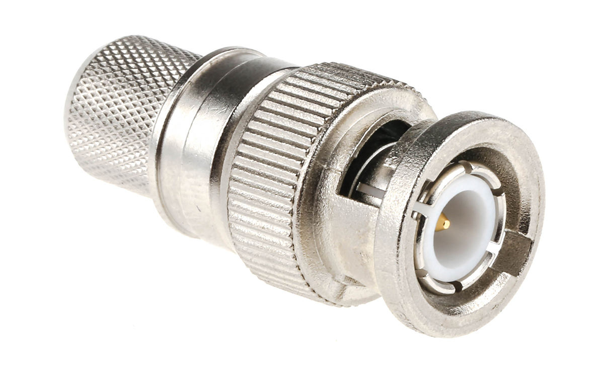 Telegartner, Plug Cable Mount BNC Connector, 50Ω, Crimp Termination, Straight Body
