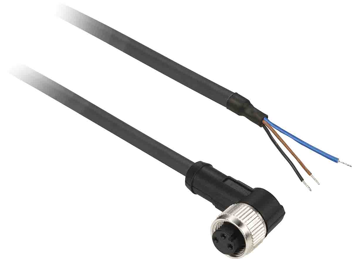Telemecanique Sensors Female 3 way M8 to Sensor Actuator Cable, 2 m