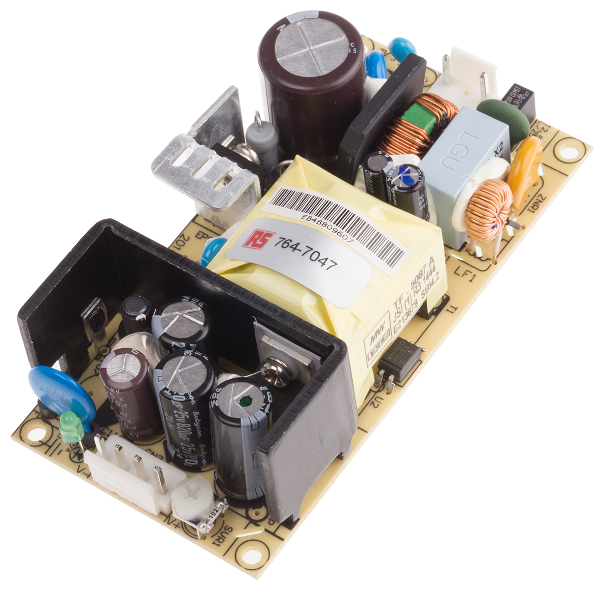 MEAN WELL Switching Power Supply, EPS-45-12, 12V dc, 3.75A, 45W, 1 Output, 127 → 370 V dc, 90 → 264 V ac