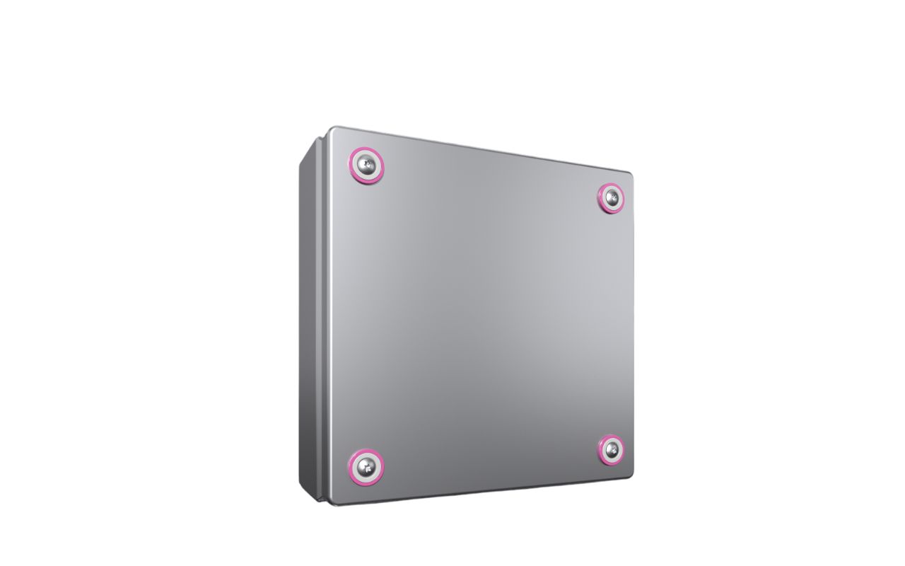 Rittal KX Series Stainless Steel Terminal Box, IP66, 200 mm x 200 mm x 80mm