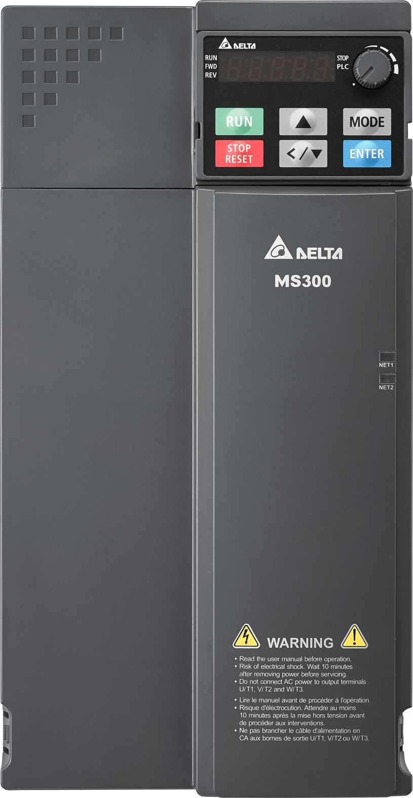 Delta Electronics Inverter Drive, 15 kW, 3 Phase, 460 V, 32 A, VFD-MS Series
