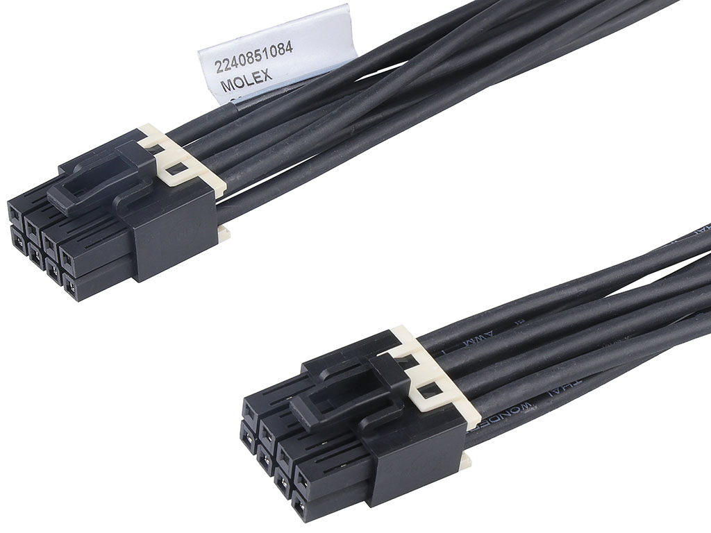Molex 8 Way Female Crimped Terminal to 8 Way Female Crimped Terminal Wire to Board Cable Assembly, 600mm