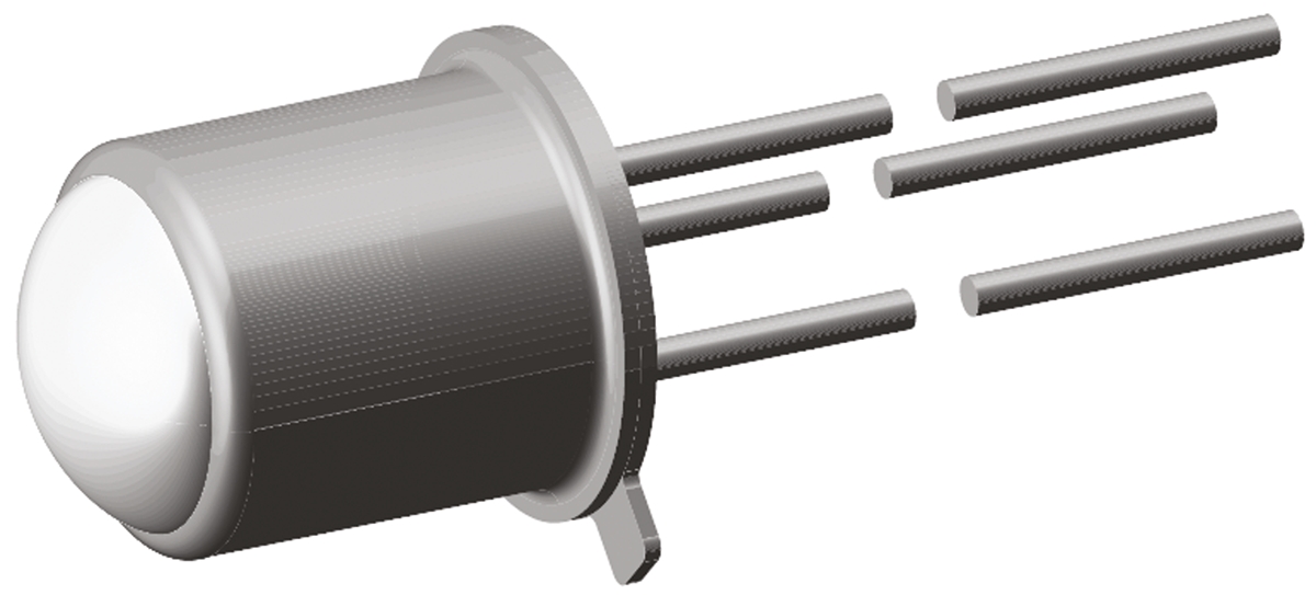 BPW76A Vishay, ±40 ° IR + Visible Light Phototransistor, Through Hole 3-Pin TO-18 package