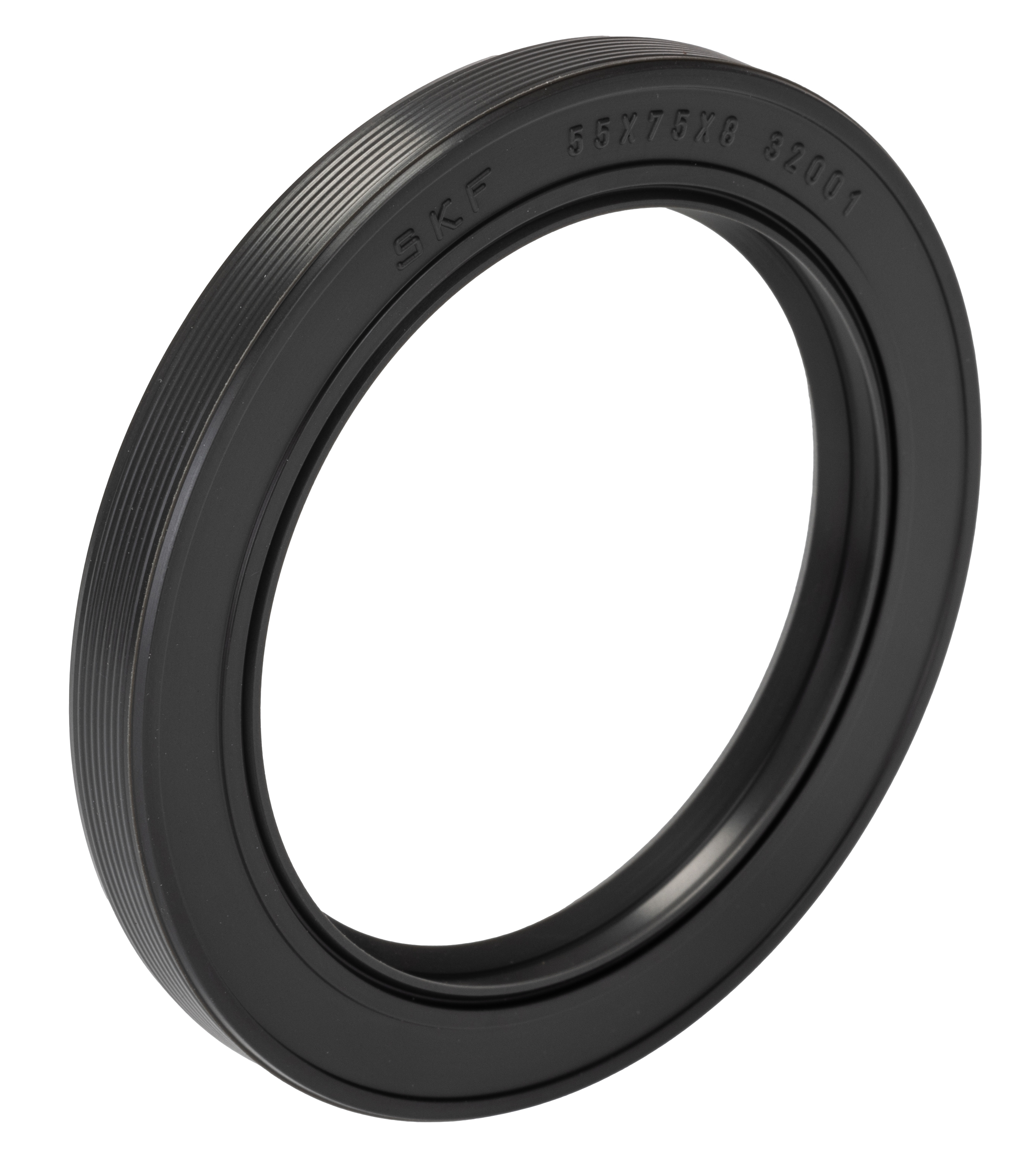 SKF Nitrile Rubber Seal, 55mm ID, 75mm OD, 8mm
