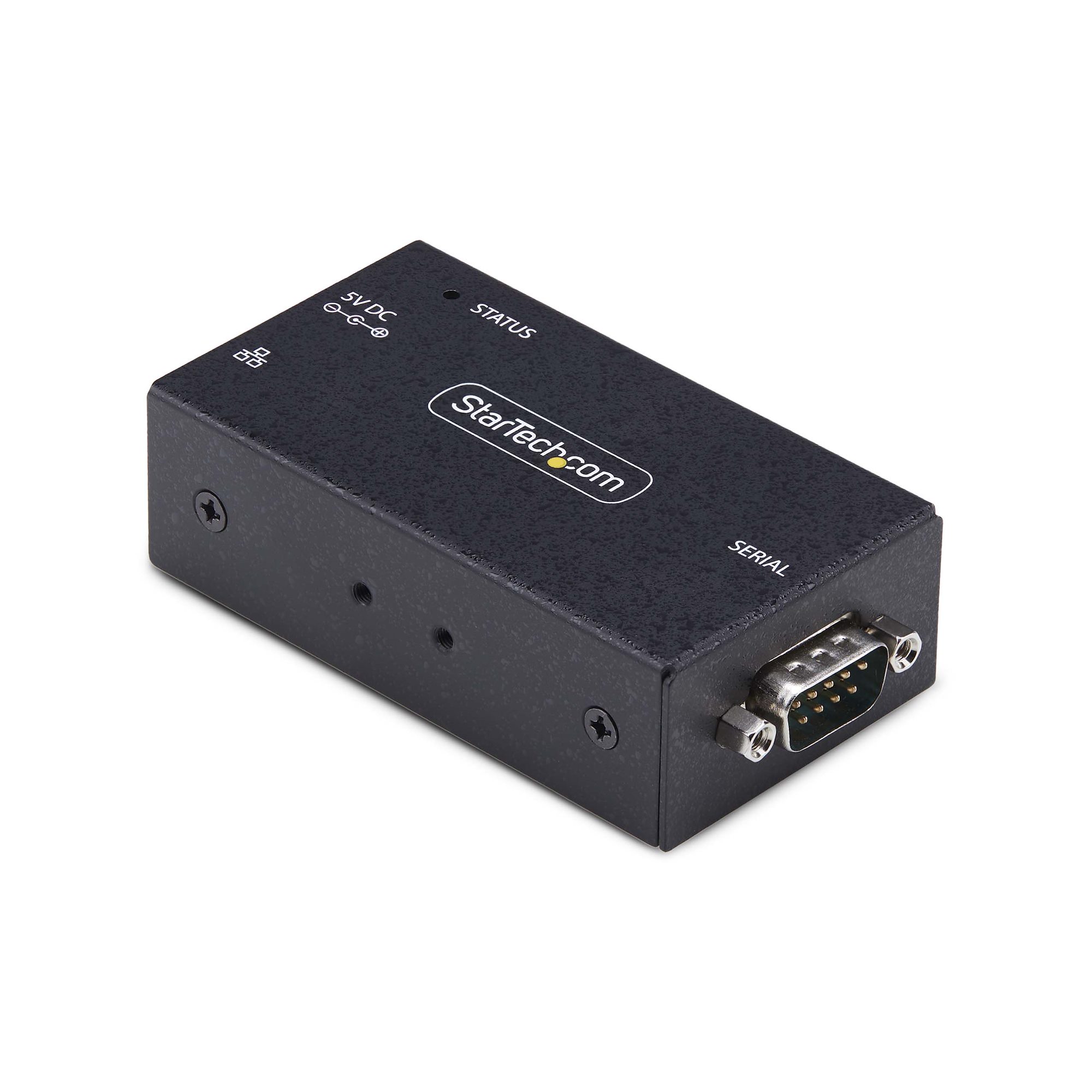 StarTech.com Serial Device Server, 1 Ethernet Port, 1 Serial Port, Serial Interface, 921.6kbps Baud Rate