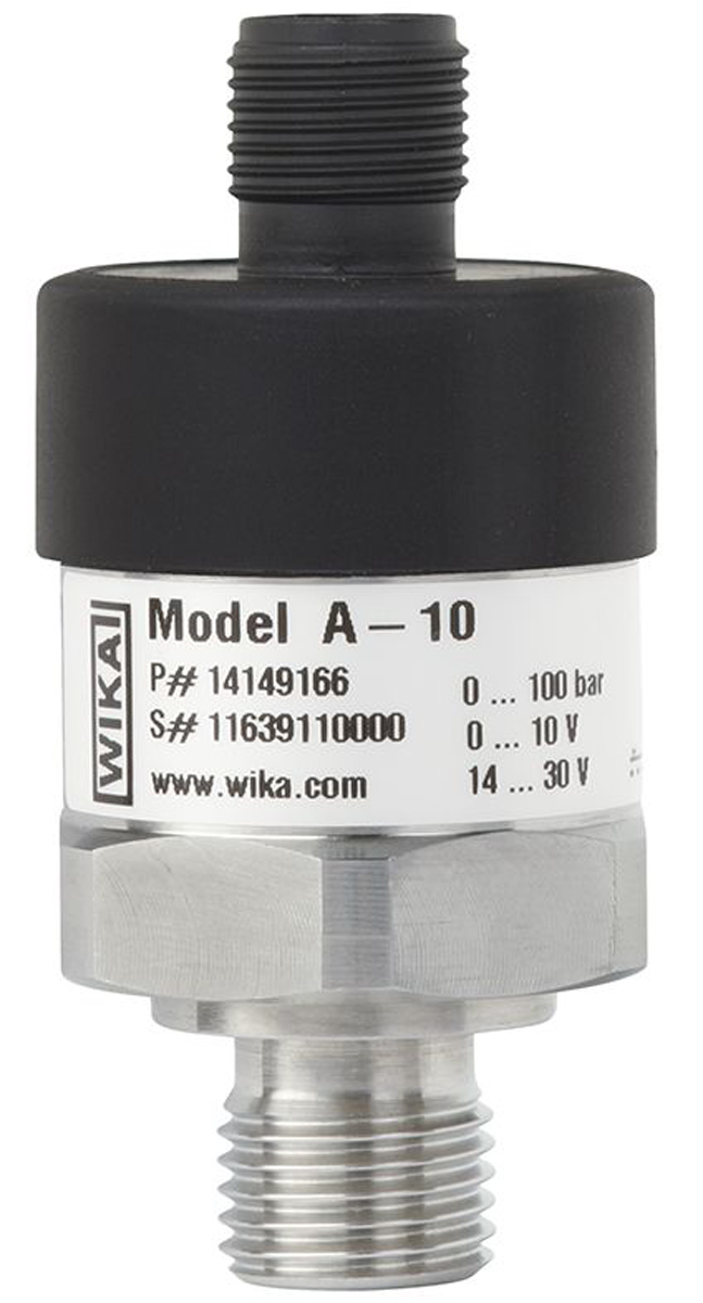 WIKA A-10 Series Pressure Sensor, 0bar Min, 400bar Max, Analogue Output