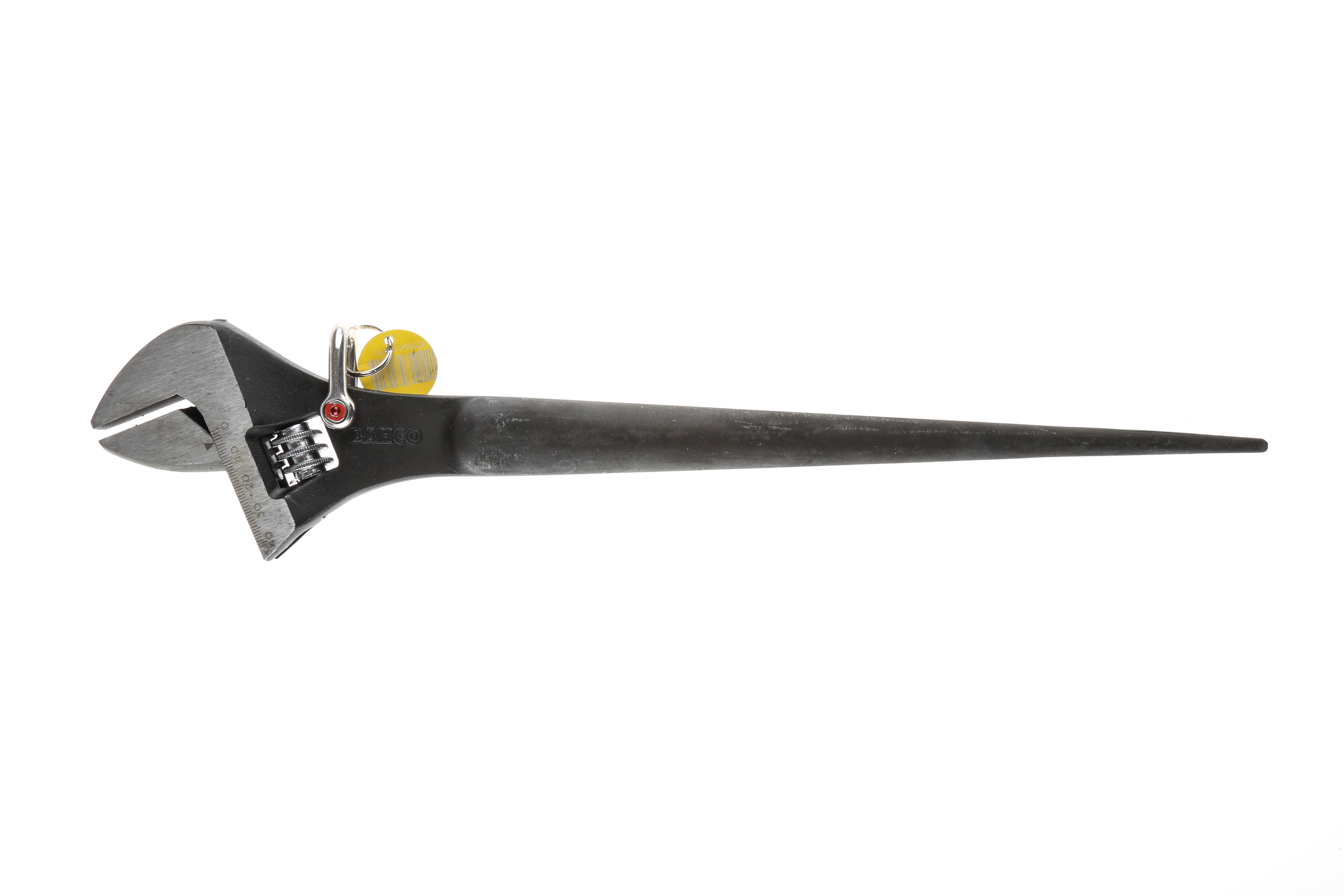 Bahco Adjustable Spanner, 405 mm Overall, 41mm Jaw Capacity, Metal Handle
